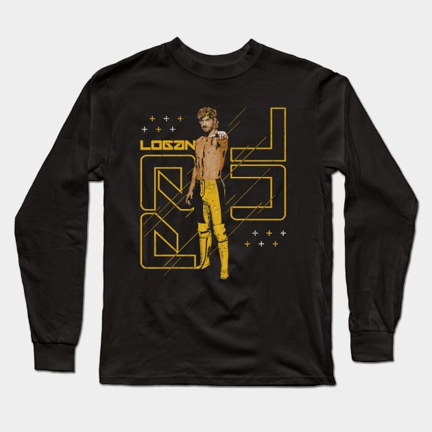 Logan Paul Vertical Pose Long Sleeve T-Shirt by MunMun_Design